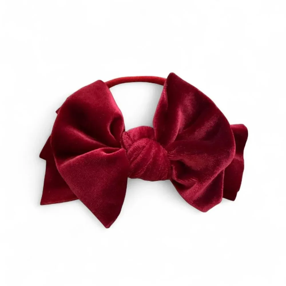 Baby Bling Bow Headband & Hair Tie Bundle